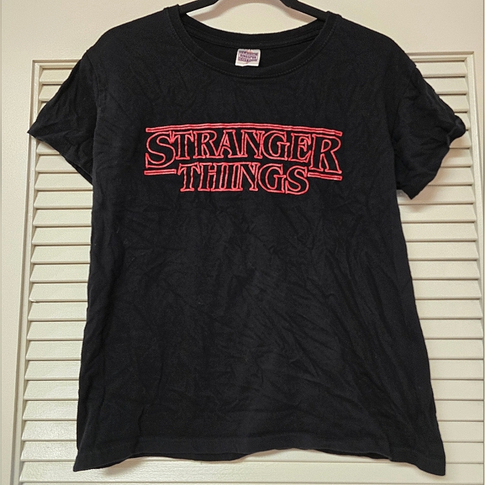 Classic Ringspun Cotton - Stranger Things Graphic 100% Cotton Short-Sleeve Top